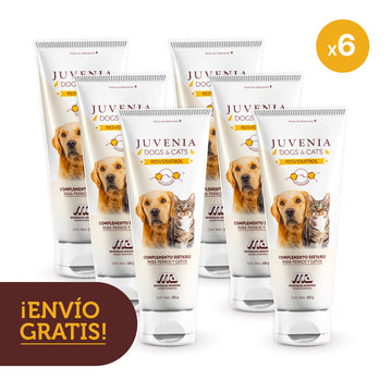 6x JUVENIA DOGS&CATS POMO DE 150GR